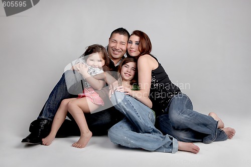 Image of Happy Smiling Family Portrait