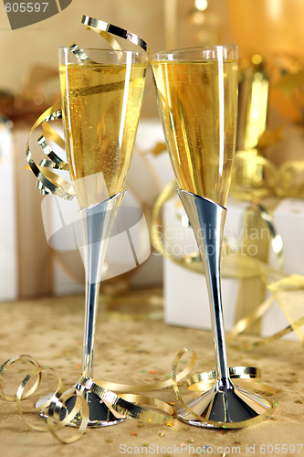 Image of Golden Champagne Celebration