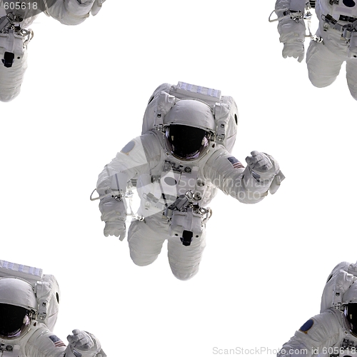 Image of Seamless Background Astronaut