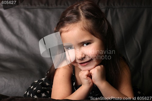 Image of Adorable Child With Sweet Smile