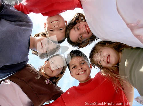 Image of Happy Healthy Kids Hanging Out