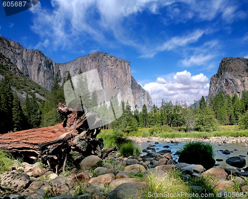 Image of El Capitan View in Yosemite Nation Park