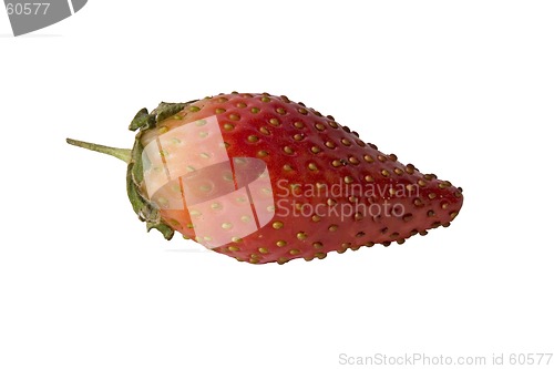 Image of Strawberry isolated on white background with clipping path