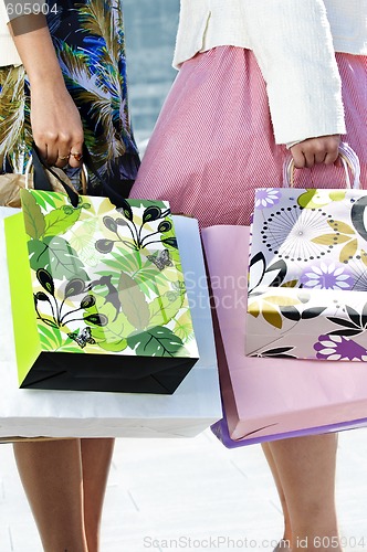 Image of Women holding shopping bags