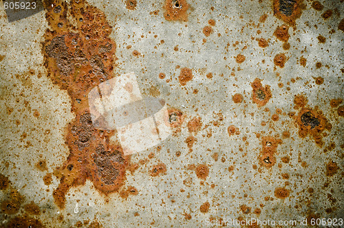 Image of rusty metal background texture
