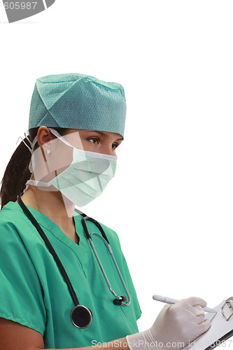 Image of Female anaesthesiologist 