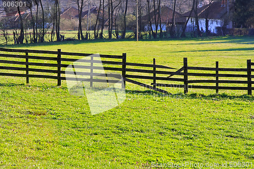 Image of Broken fence