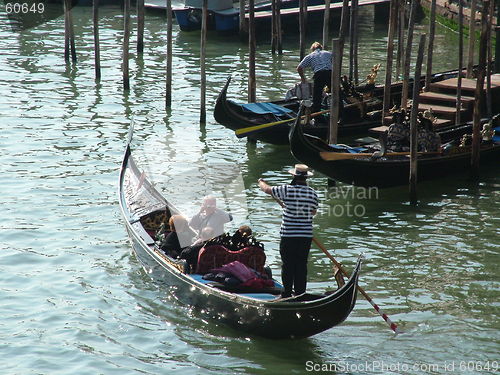 Image of Gondolier in Venice