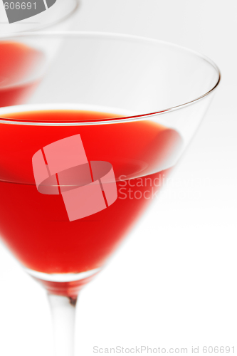 Image of Two red drinks