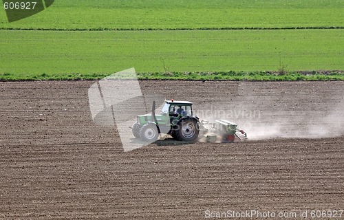 Image of Tractor in Work