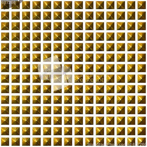 Image of 3D Golden Dots