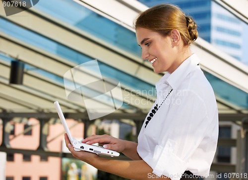 Image of woman with laptop