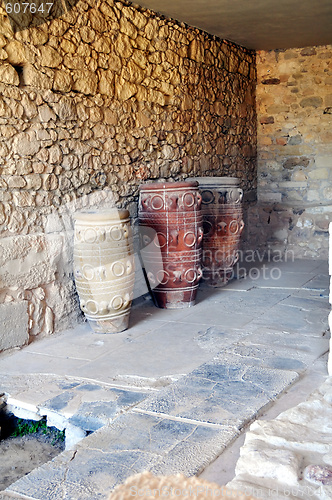 Image of Archaeological site of Knossos. Minoan Palace. Crete.