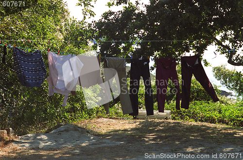 Image of clothesline