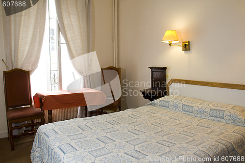 Image of two star hotel room paris france