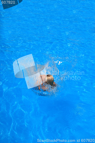 Image of Pretty blonde woman 