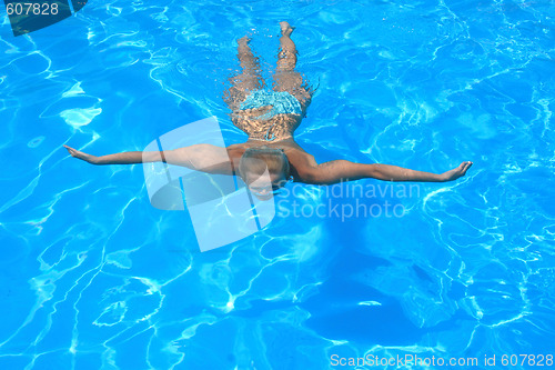 Image of Pretty blonde woman 