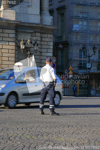 Image of French policeman 