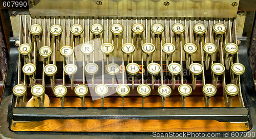 Image of Typewriter keyboard