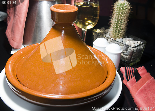 Image of tagine cookwear plate morocco