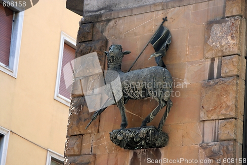 Image of Lamb on a wall