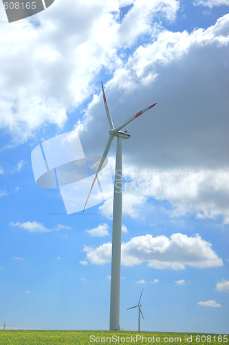 Image of A wind turbine