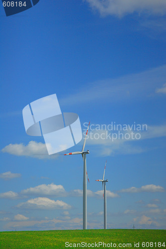 Image of A wind turbine