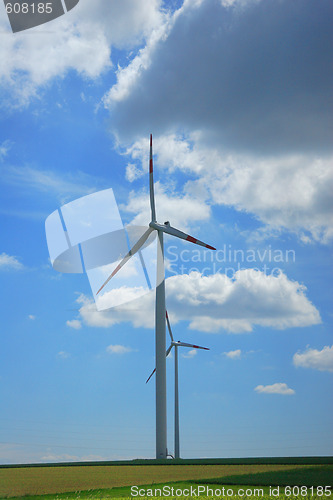 Image of A wind turbine