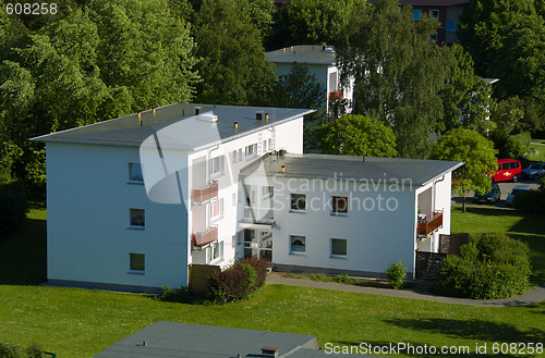 Image of View on the white Building