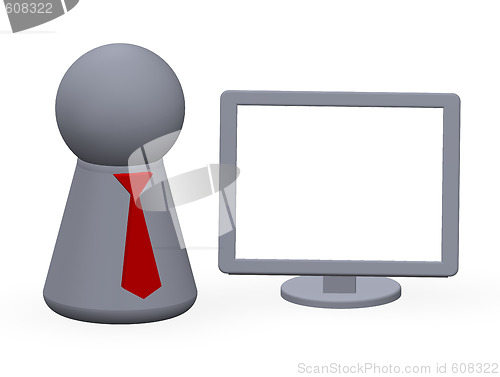 Image of blank monitor