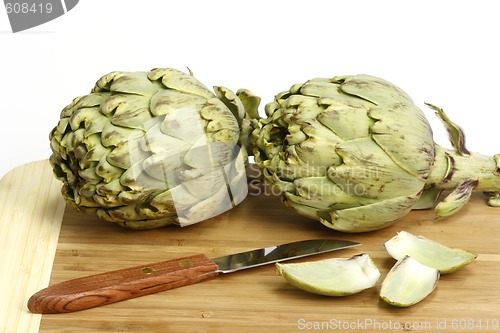 Image of Preparation of artichokes