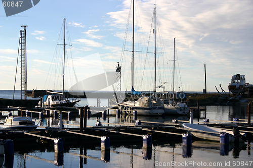 Image of harbour in smygehuk in sweden