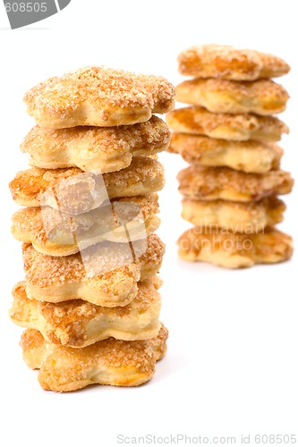 Image of two stacks of cookies