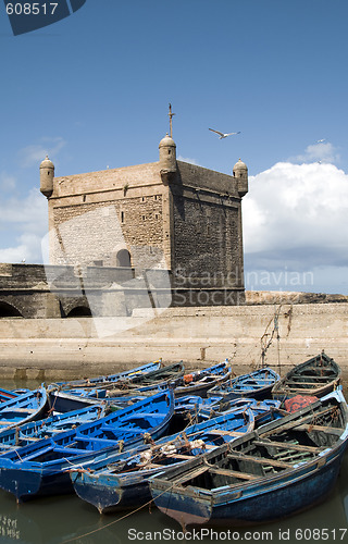 Image of the skala du port citadel by the harbor essaouira morocco