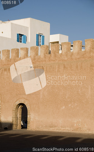 Image of typical architecture essaouira morocco