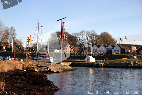 Image of harbour in smygehuk in sweden