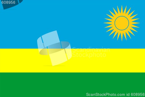 Image of Flag Of Rwanda