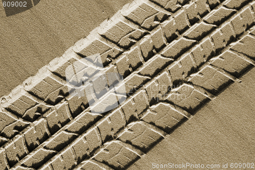 Image of Beach car track