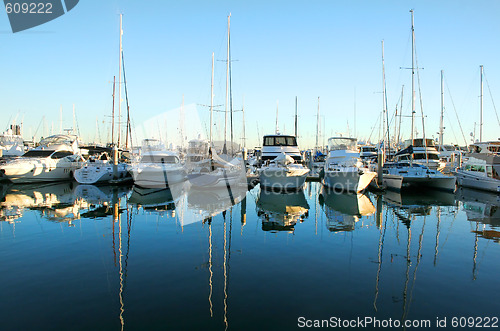 Image of Marina Boats At Daybreak