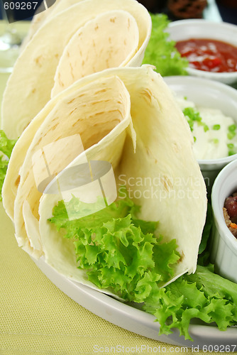 Image of Tortillas And Lettuce