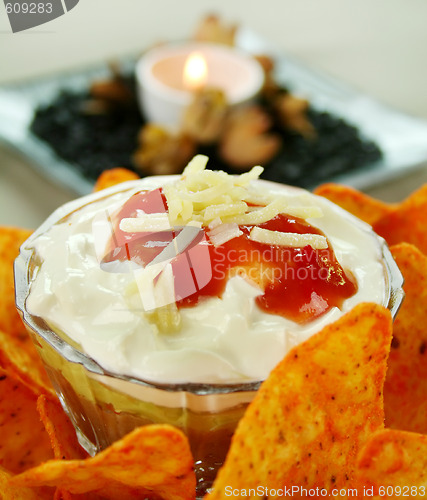 Image of Mexican Dip With Nachos