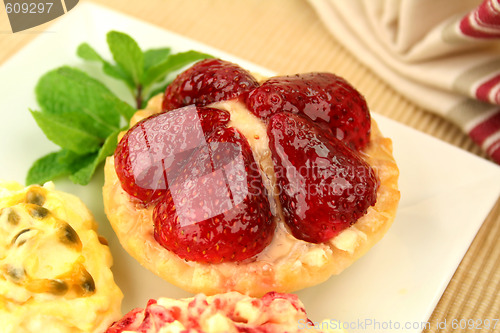 Image of Strawberry Custard Tart