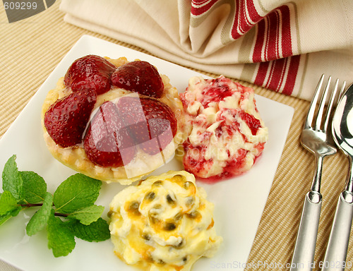 Image of Strawberry Custard Tart