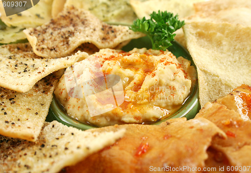 Image of Pita Crisps And Hommus 