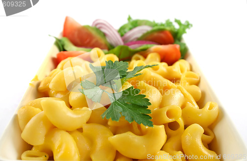 Image of Macaroni Cheese And Salad