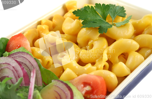 Image of Macaroni Cheese And Salad 