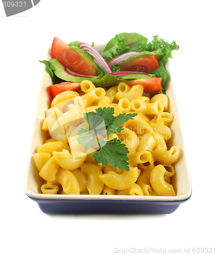 Image of Macaroni Cheese And Salad 