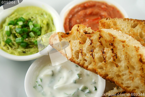 Image of Turkish Bread And Dips 6