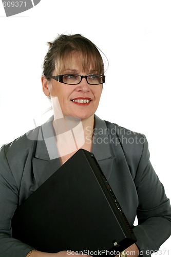 Image of Businesswoman With Laptop