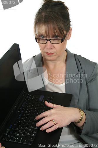 Image of Businesswoman With Laptop 2